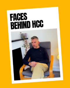 Darren Harvery in conversation at HCC